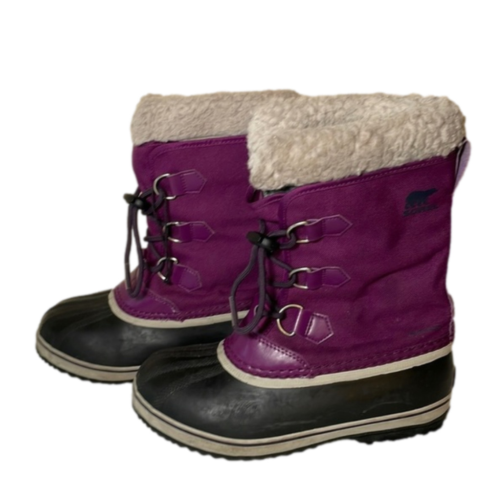SOREL Purple Snow Boots Size 5